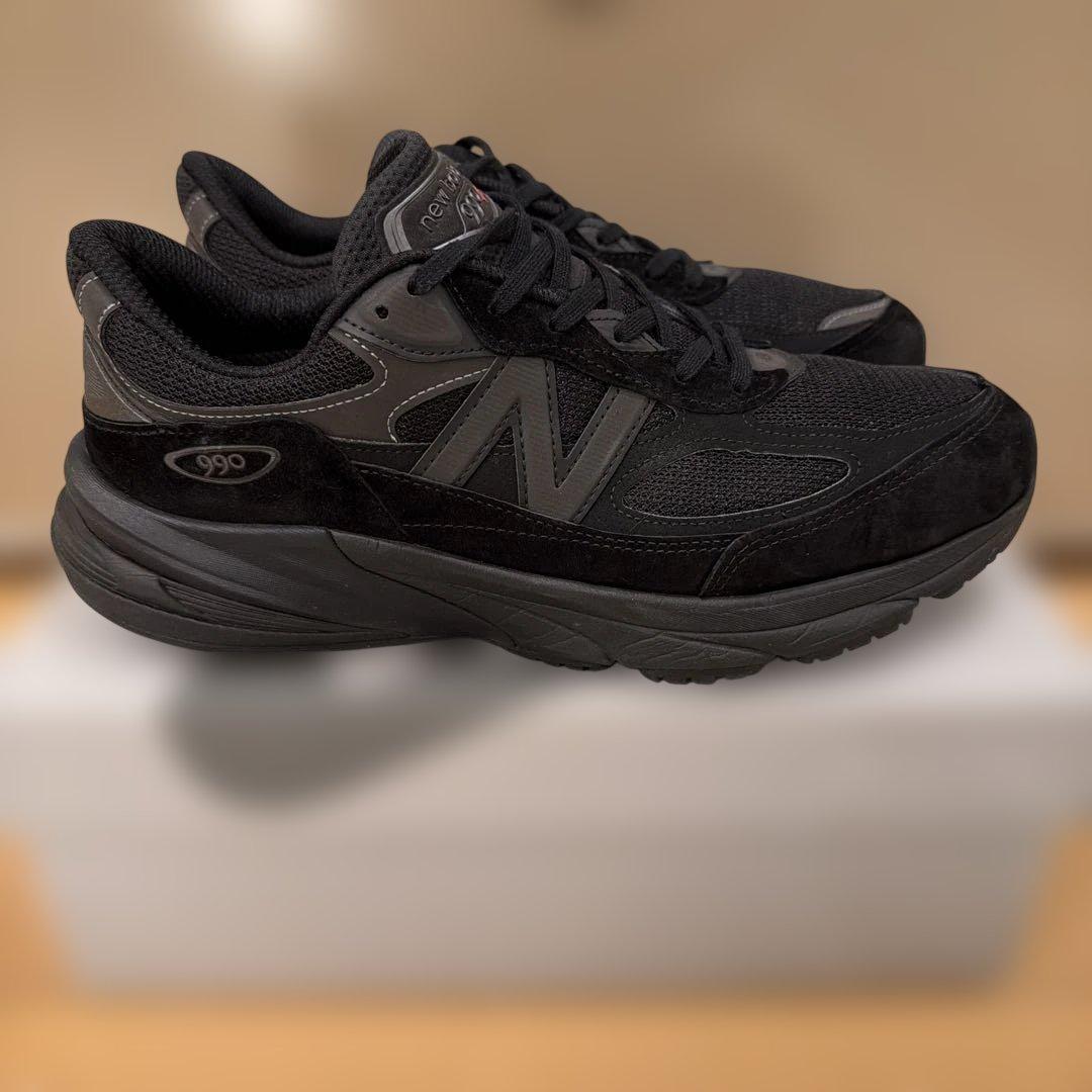 靴 New Balance 990V6 Triple Black 29cm