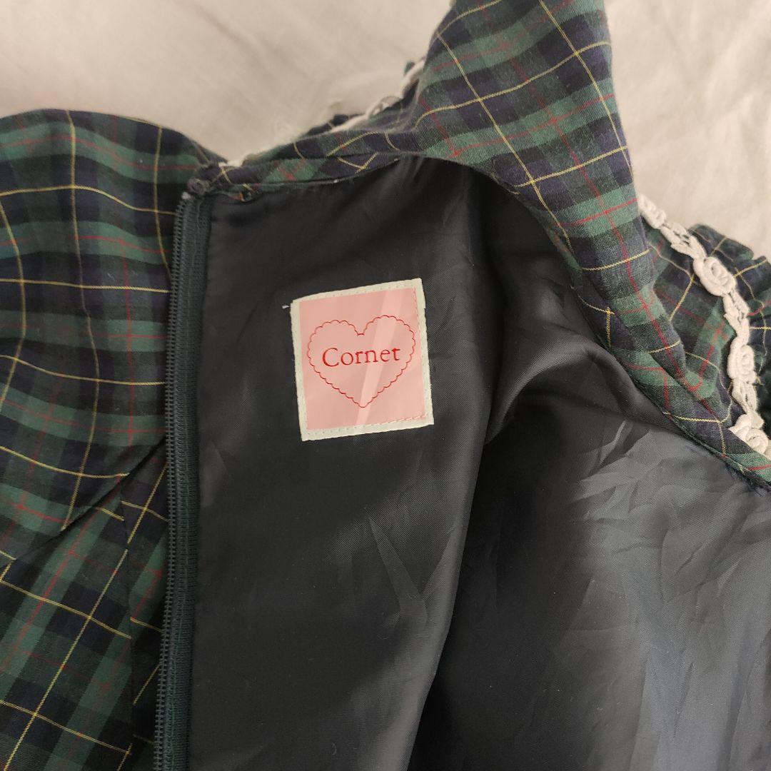 Cornet タータンワンピース