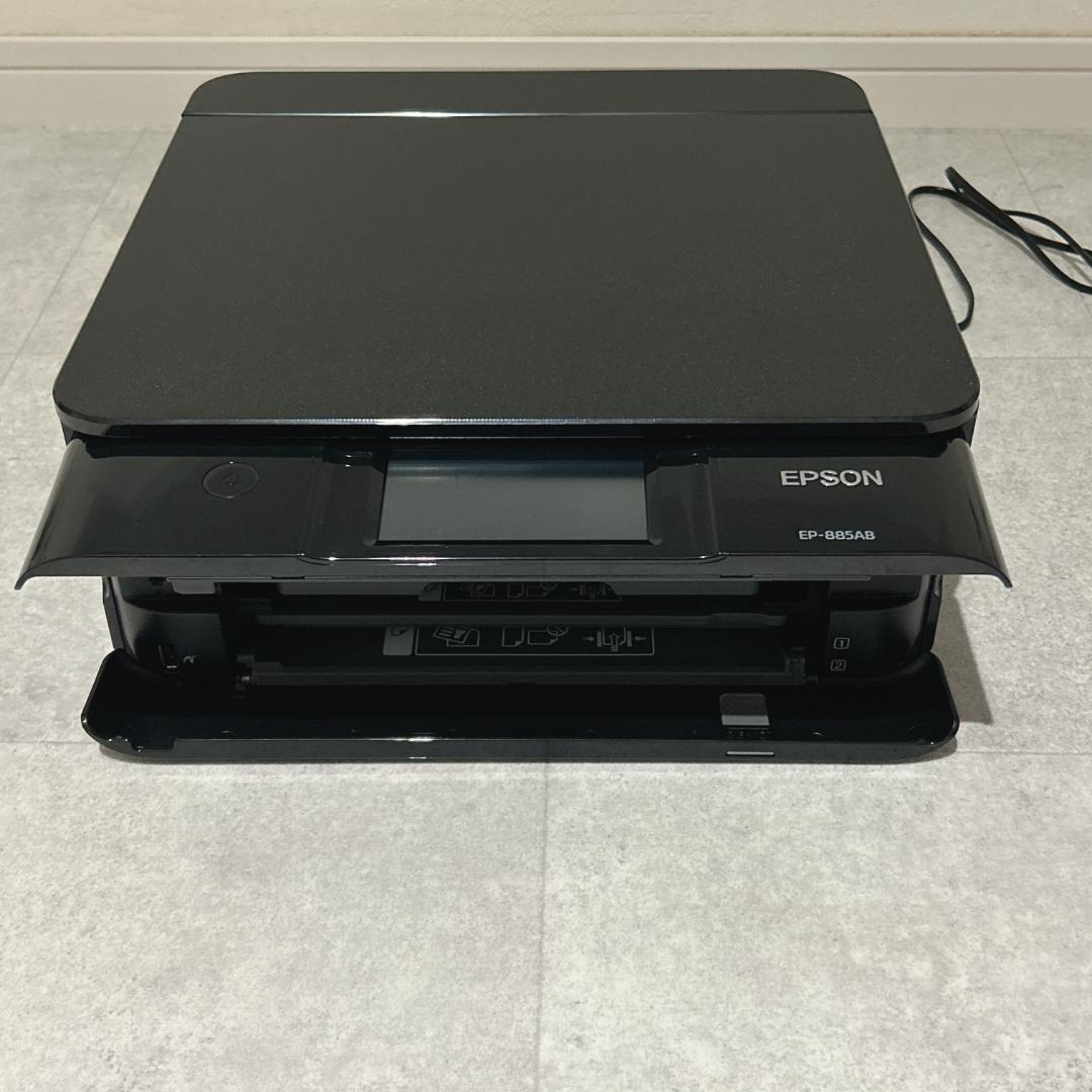 エプソン EP-885AB A4インクジェット複合機 カラリオ ブラック 本体