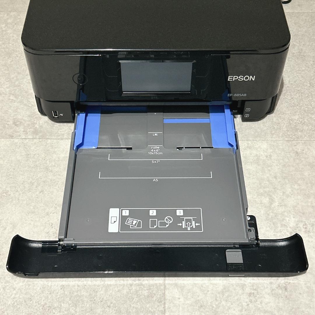 エプソン EP-885AB A4インクジェット複合機 カラリオ ブラック 本体