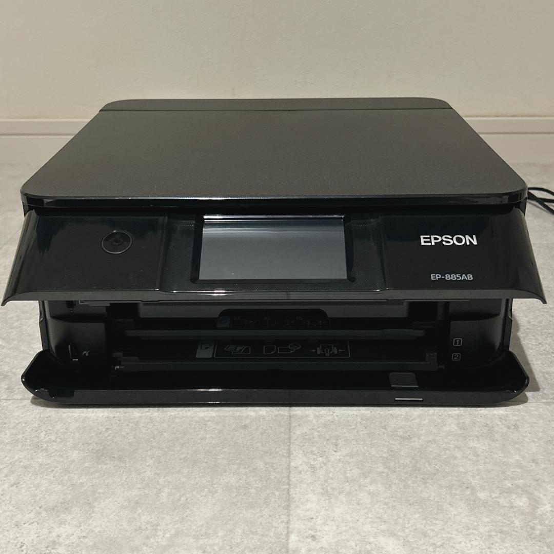 エプソン EP-885AB A4インクジェット複合機 カラリオ ブラック 本体