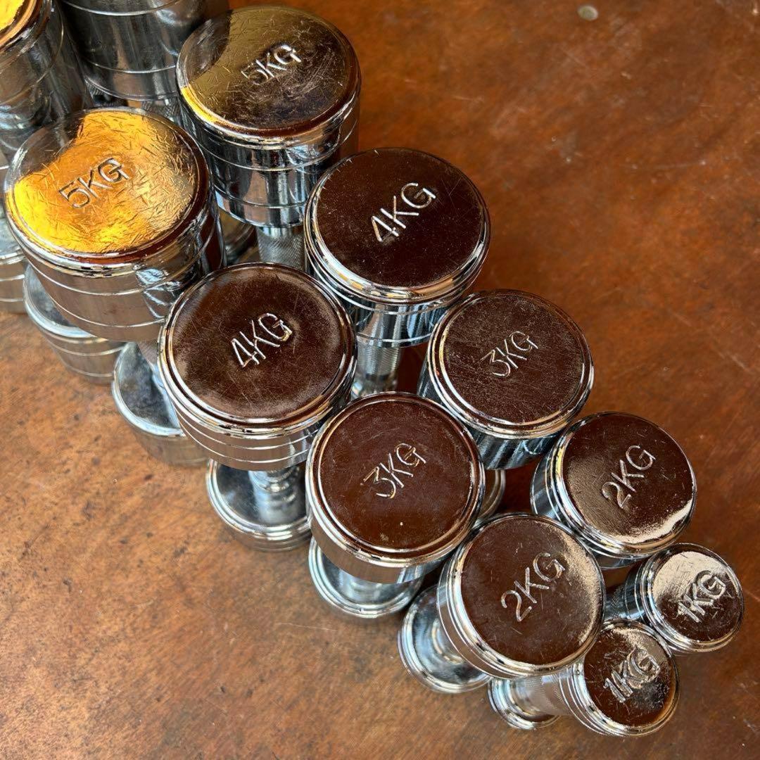 Seven様 BODYMAKER クロームダンベル1〜10kgペア④