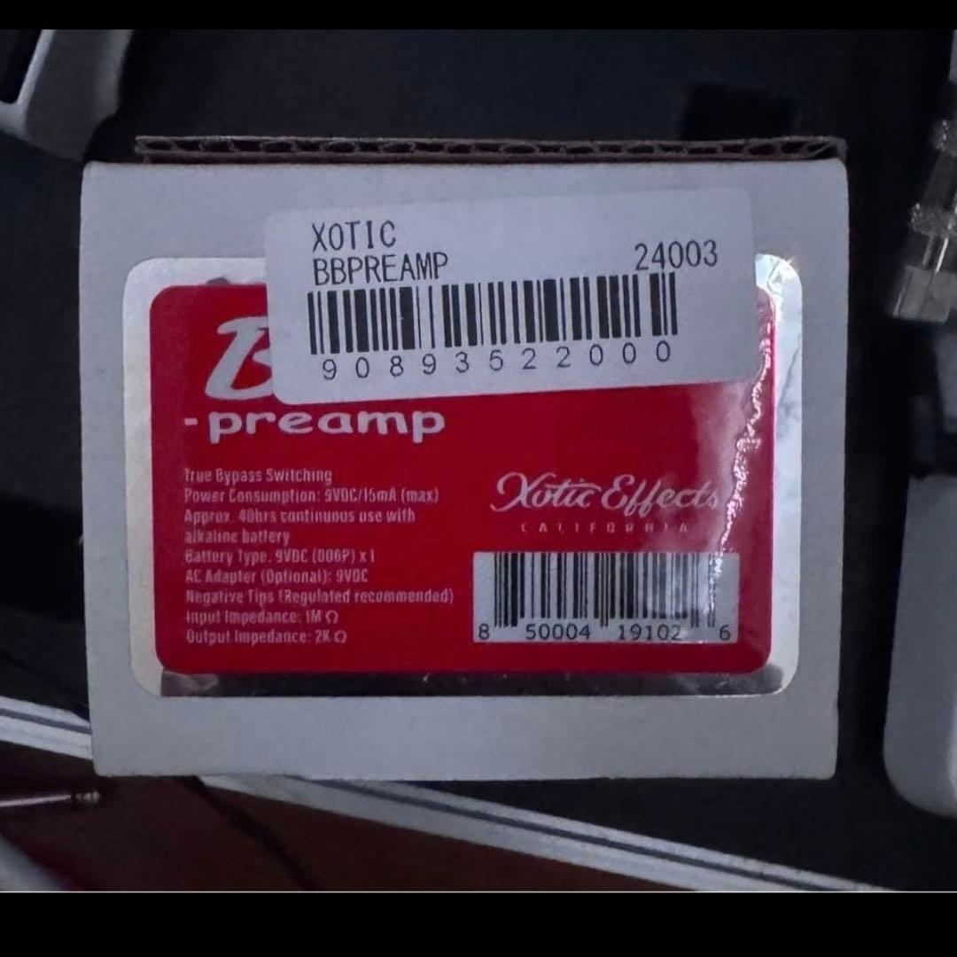 Xotic Effects BB Preamp ギターエフェクター