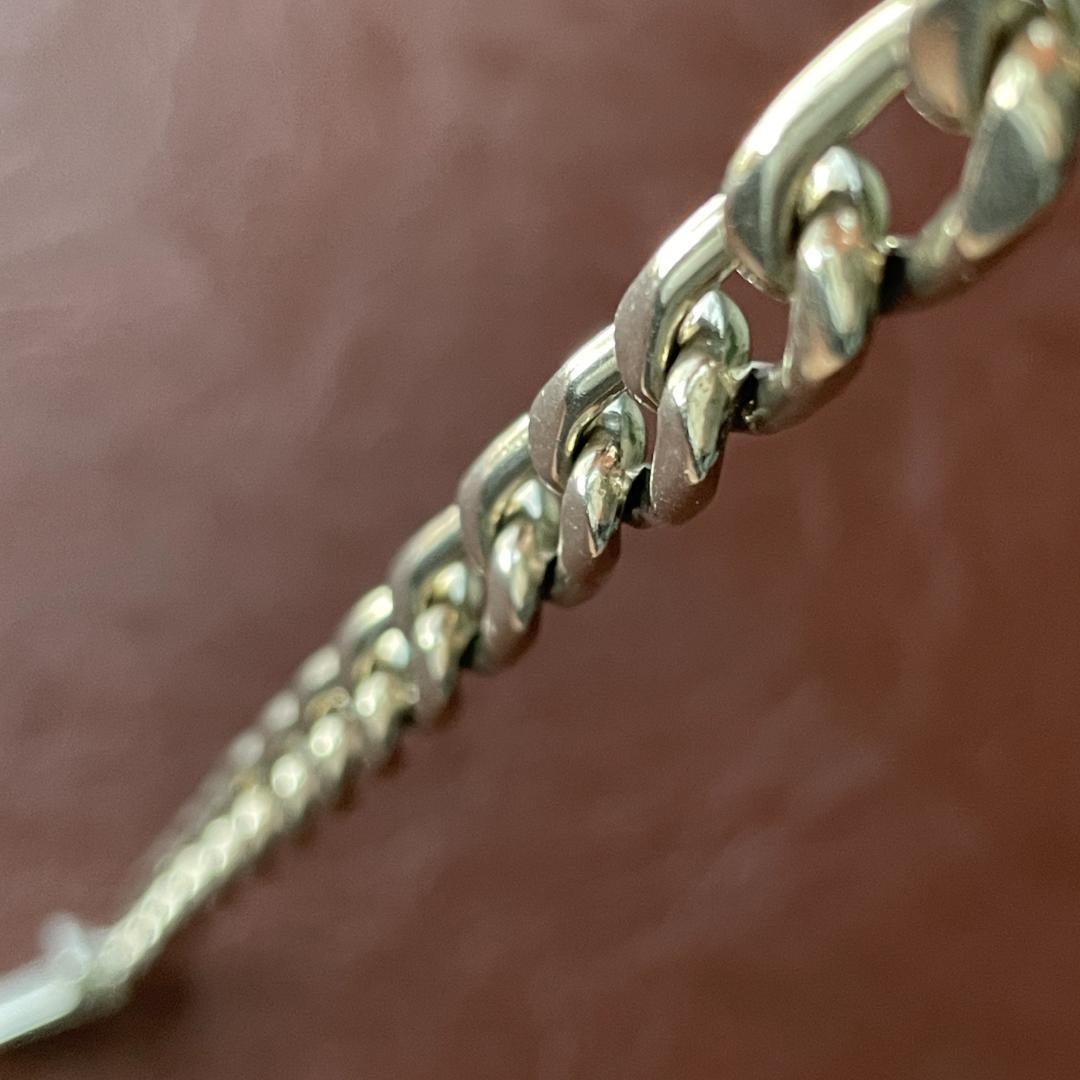 ヴィンテージ ブレスレット メンズ メキシコ製 シルバー925 カーブチェーン