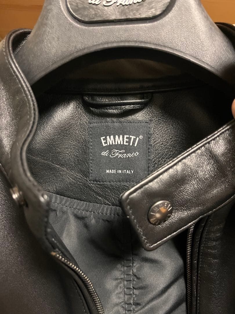 【BEAMS別注】EMMETI JURI シングルライダースジャケット