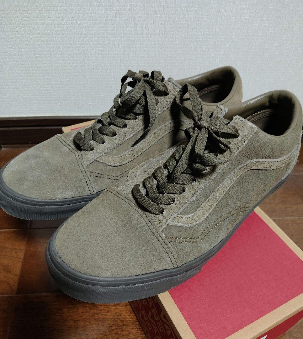 美中古 28cm VANS Old Skool Suede Mix TEAK