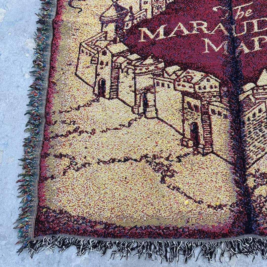 ハリーポッター　忍びの地図　ブランケット　マルチカバー　ラグ　140x117