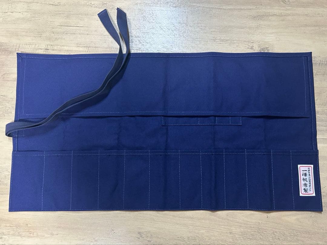 【未使用品】一澤帆布製 道具巻き ネイビー