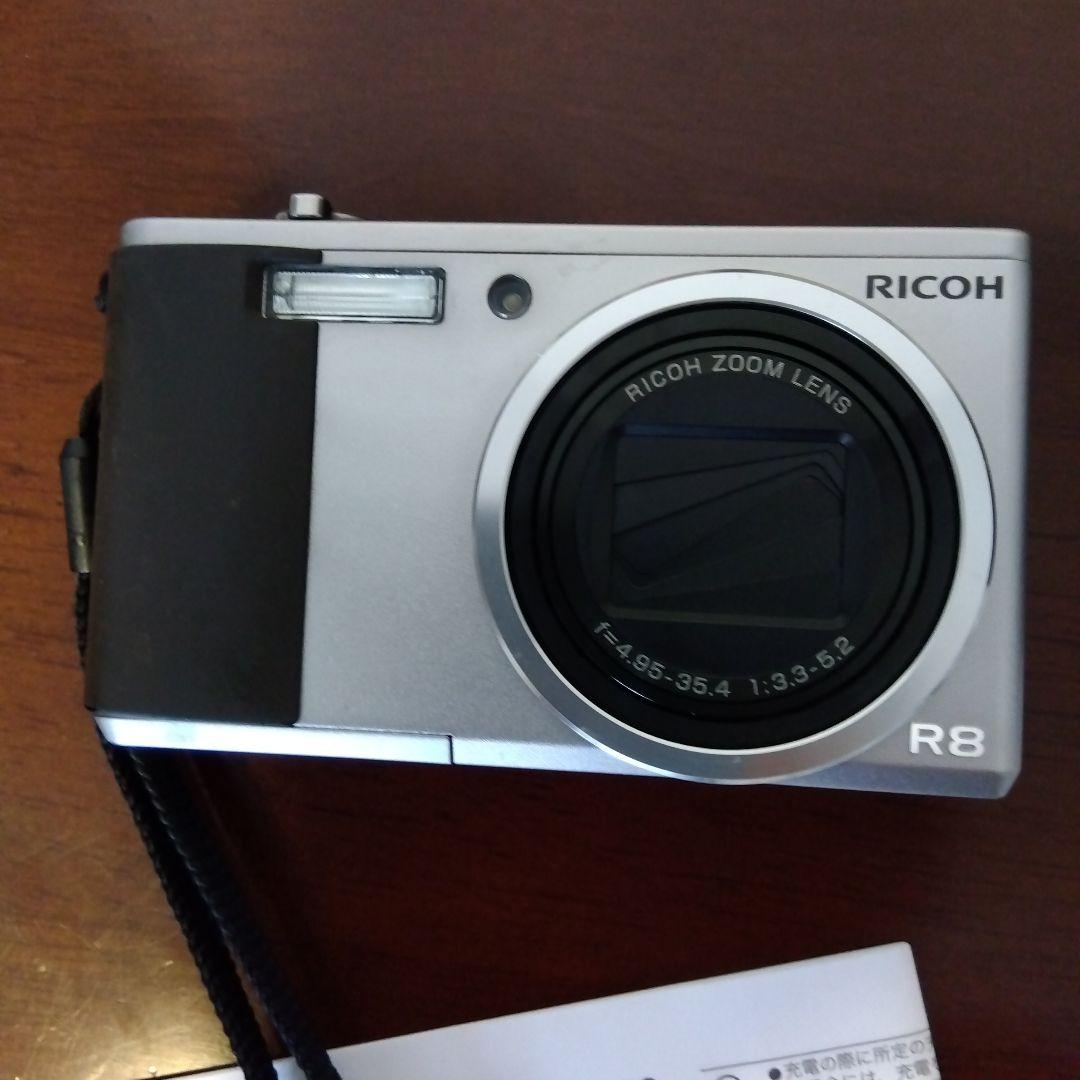 【動作品】RICOH リコー コンパクトデジタルカメラ R8　メモリーカード付き