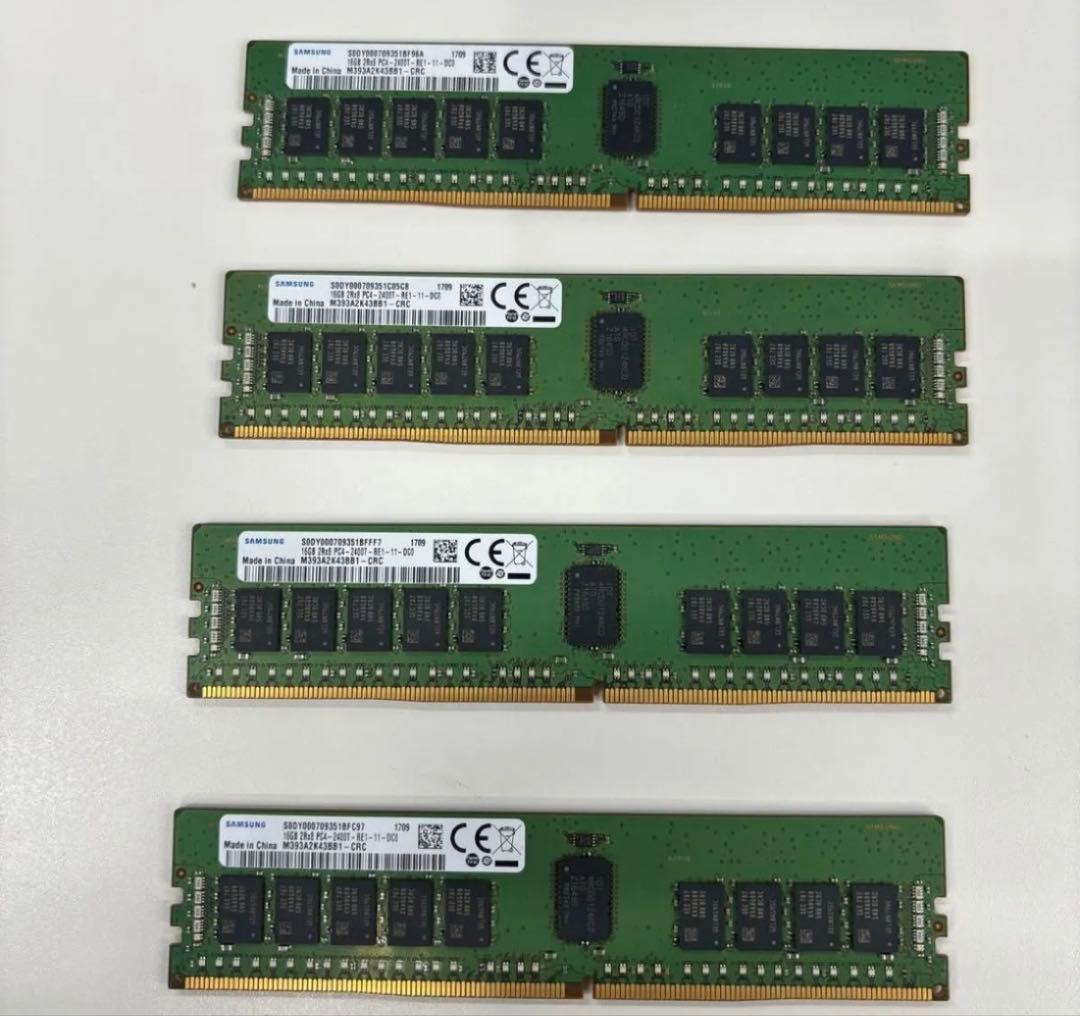 DDR4 Registered ECC DIMM 16GB(4枚)64GB