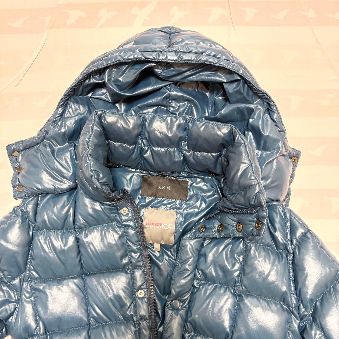 AKM×DUVETICA SQUARED HOODED ダウン サイズL
