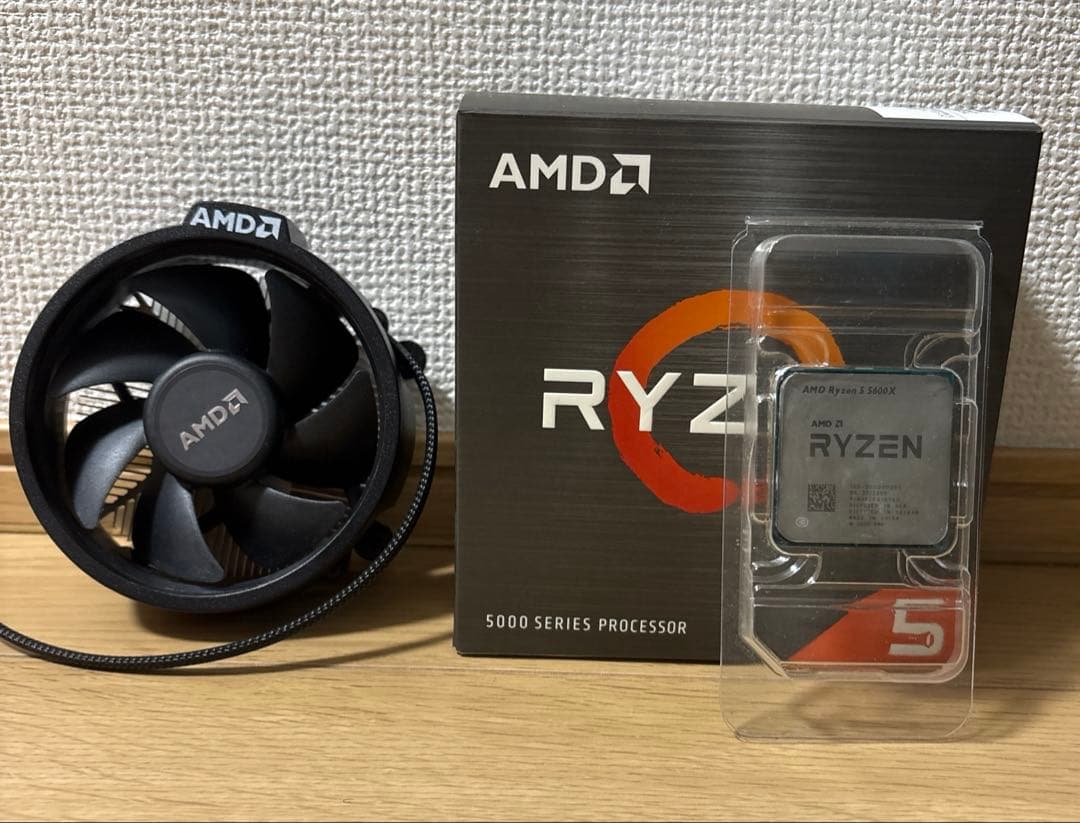 AMD Ryzen 5 5600X 動作確認済み 純正クーラー　箱あり