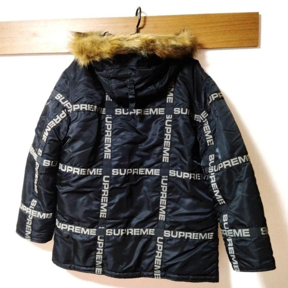 Supreme Logo Tape N-3B Parka シュプリームダウン