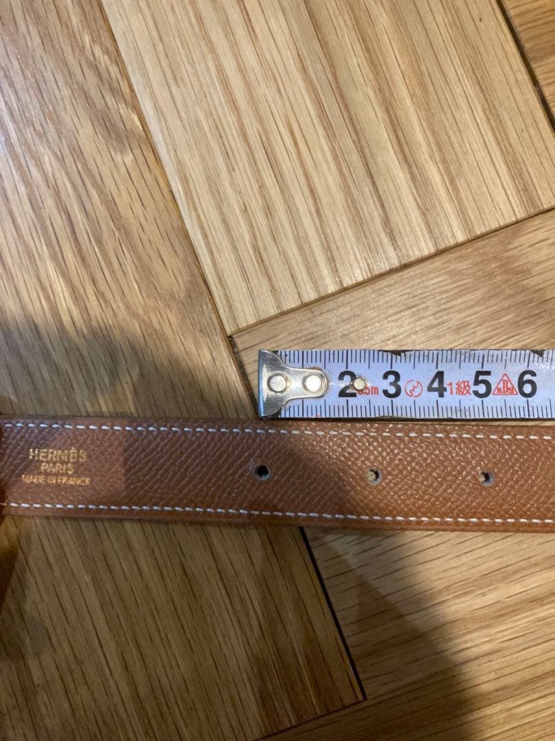 ほぼ新品　エルメス　ベルト　レディース　ブルー　ヴィンテージ　箱付き　付属品