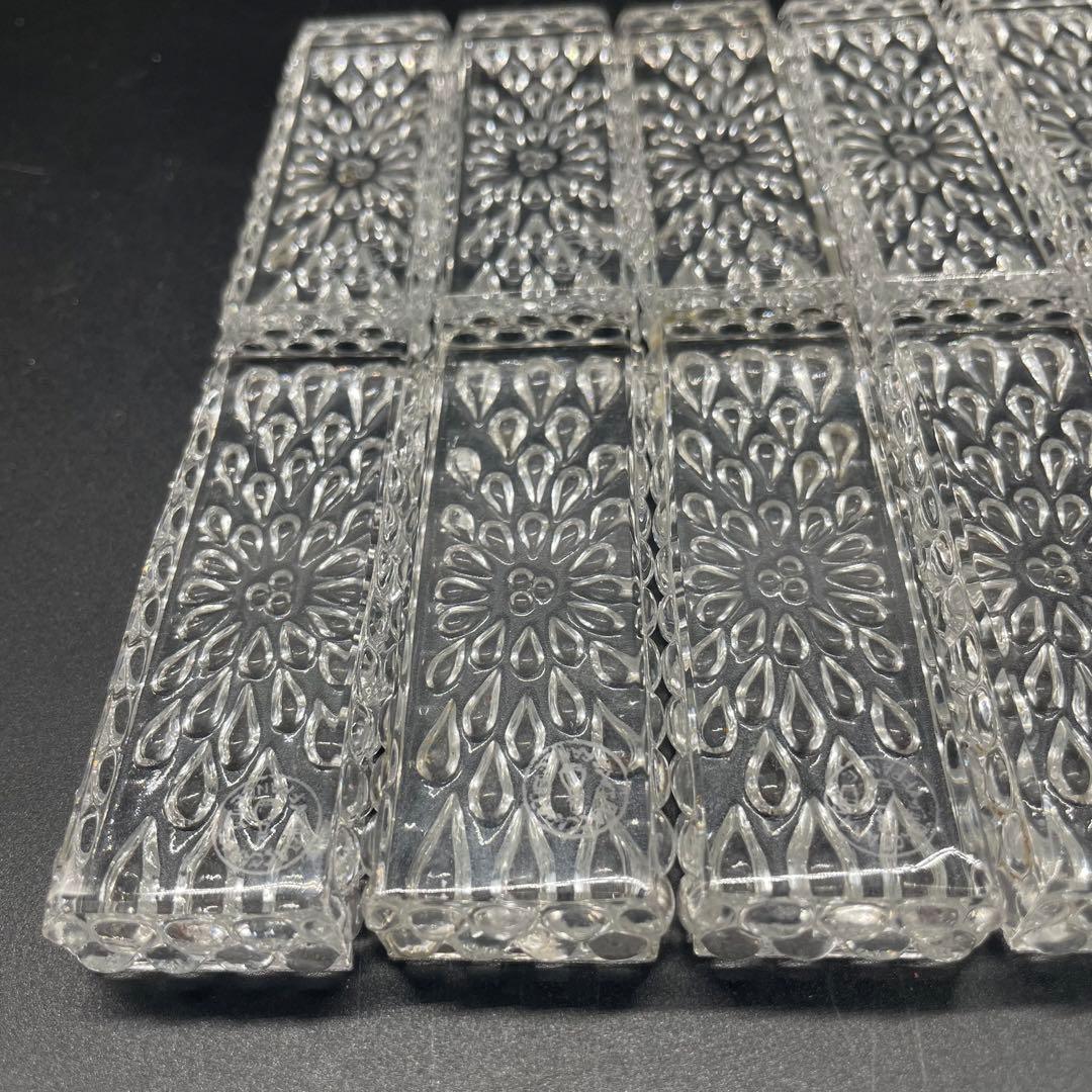 【極美品】 バカラ Baccarat ナイフレスト 12本セット 雫 箸置き