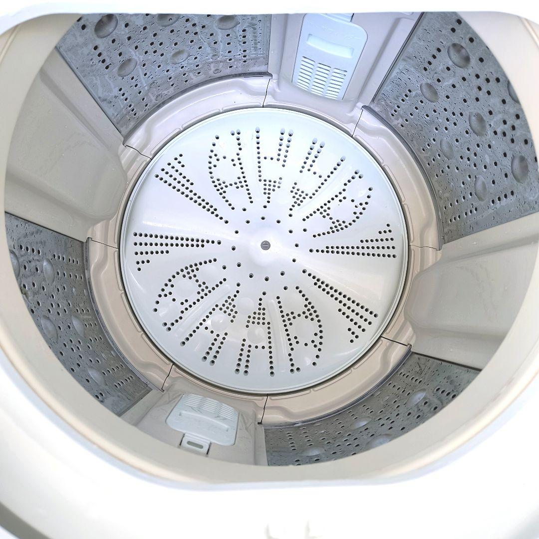 運搬取付無料！ベージュ・純正HITACHI電気洗濯乾燥機！完動品・超美品！