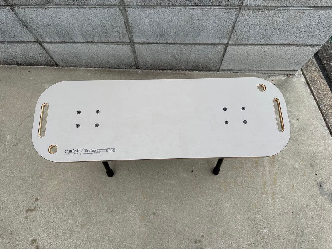 値下げ！Shim.Craft 2 Face Deck アウトドアテーブル