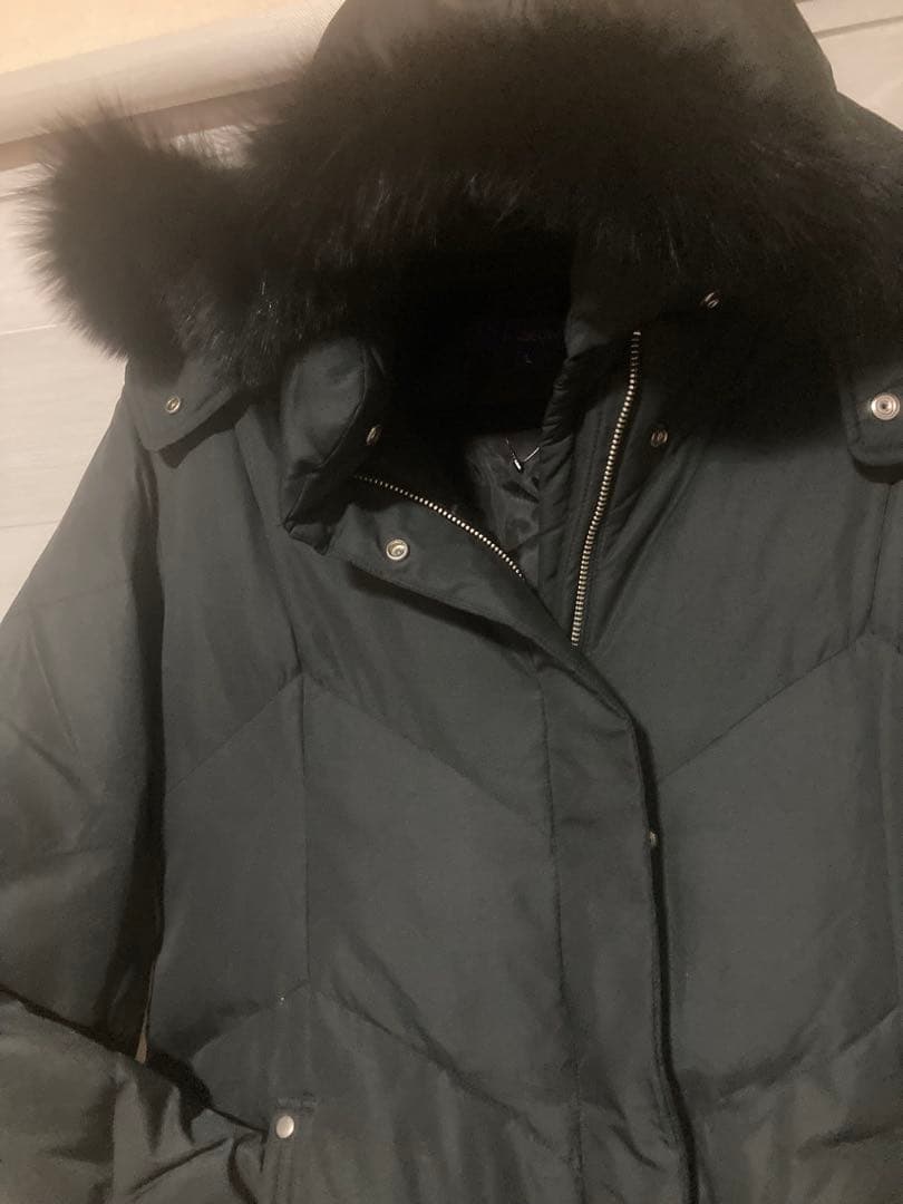 MCM ファー付きL ロングダウン80フェザー20コート　ジャケット