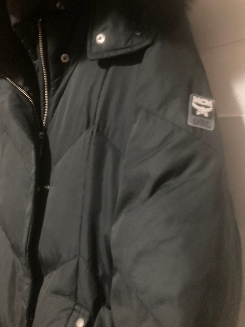 MCM ファー付きL ロングダウン80フェザー20コート　ジャケット