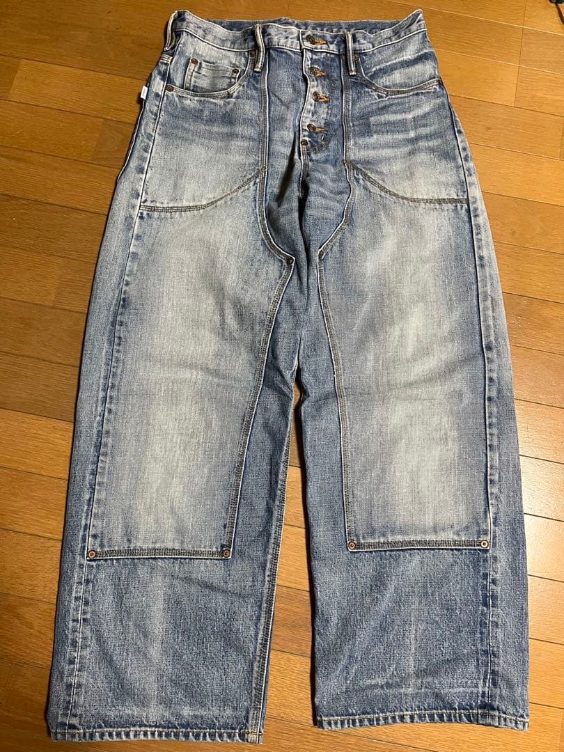 パンツ sugarhill 22ss faded double knee pants32