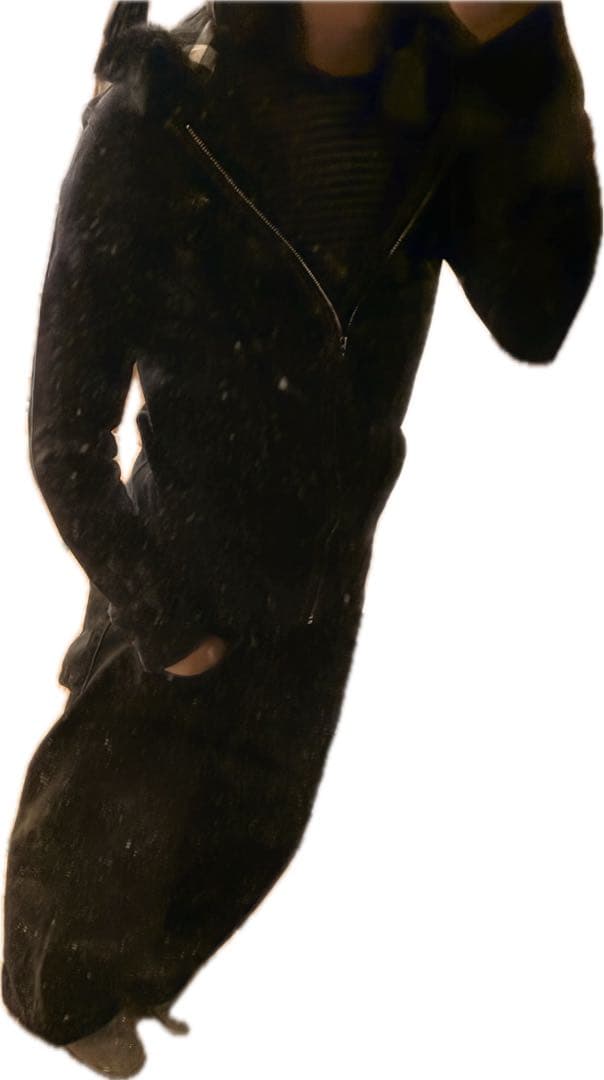 old Burberry ファー パーカー y2k archive ダークウェア