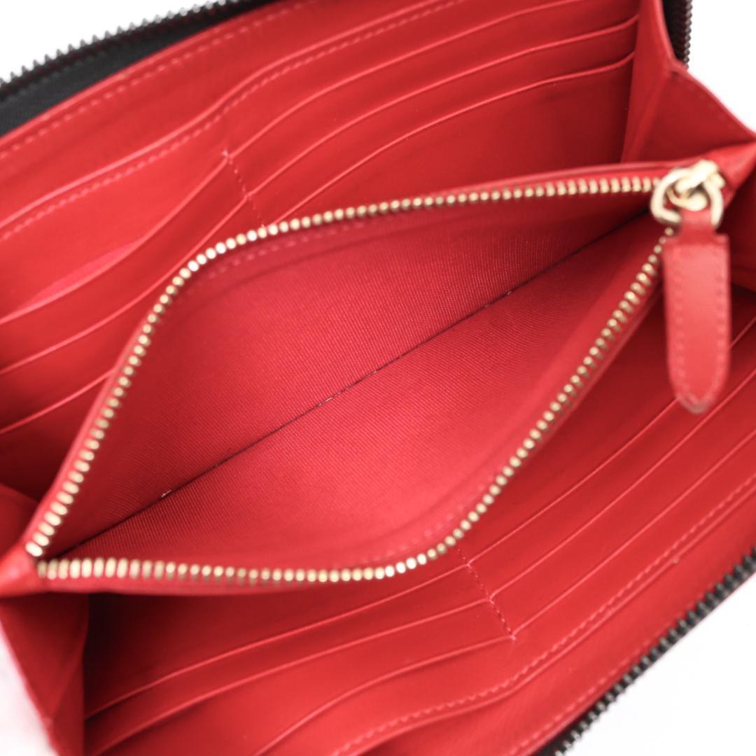 Christian　Louboutin　長財布　パネトーネ　レザー　ブラック