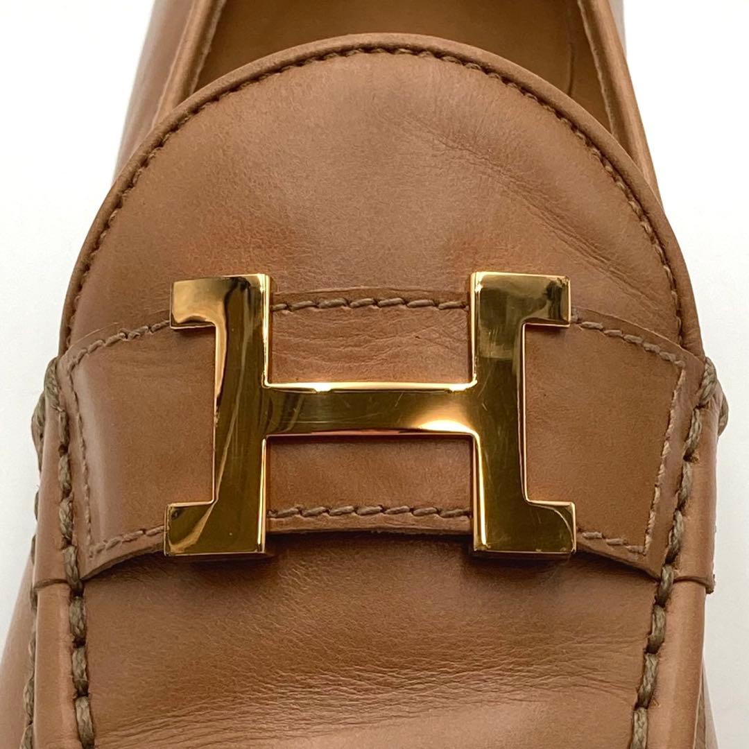 専用品✨ HERMES コンスタンス チャンキーヒールパンプス 革靴 36 茶色