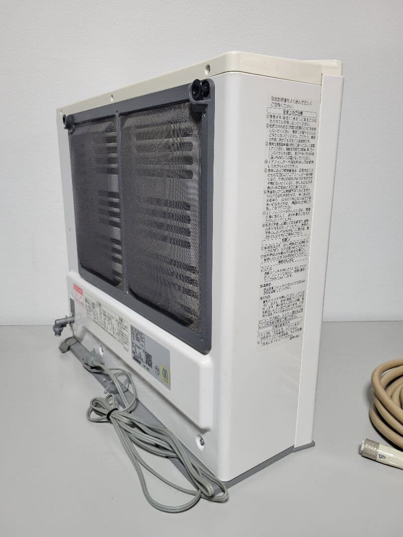 美品　ノーリツ GFH-4005S-W5 ガスヒーター 都市ガス用ホース付