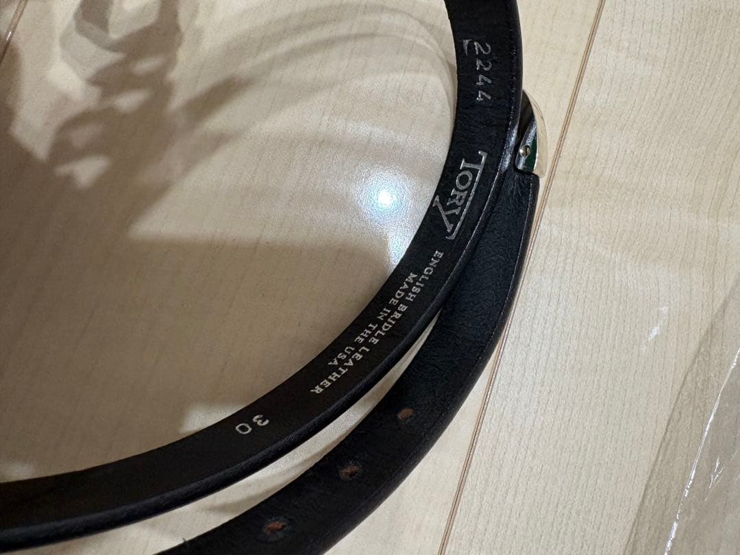 TORY レザー　ウエスタンベルト　トリーレザー