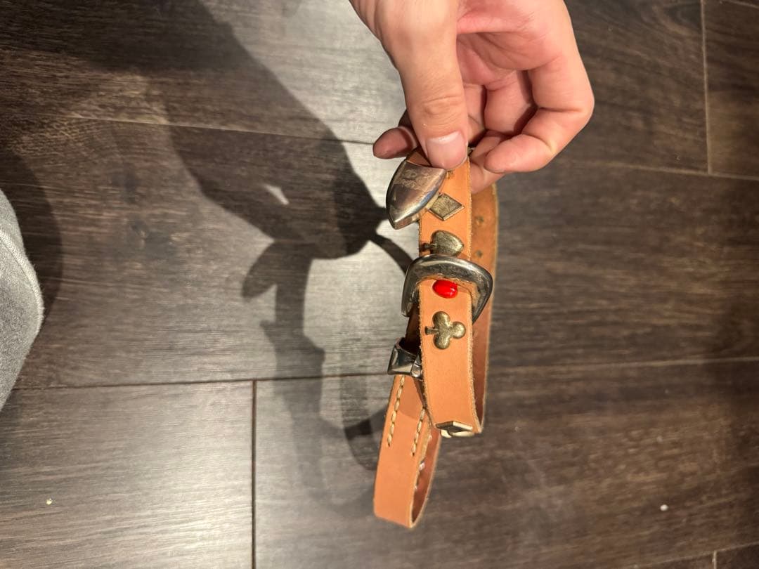 OUR LEGACY 2cm CARD DECK BELT ピンク 70cm