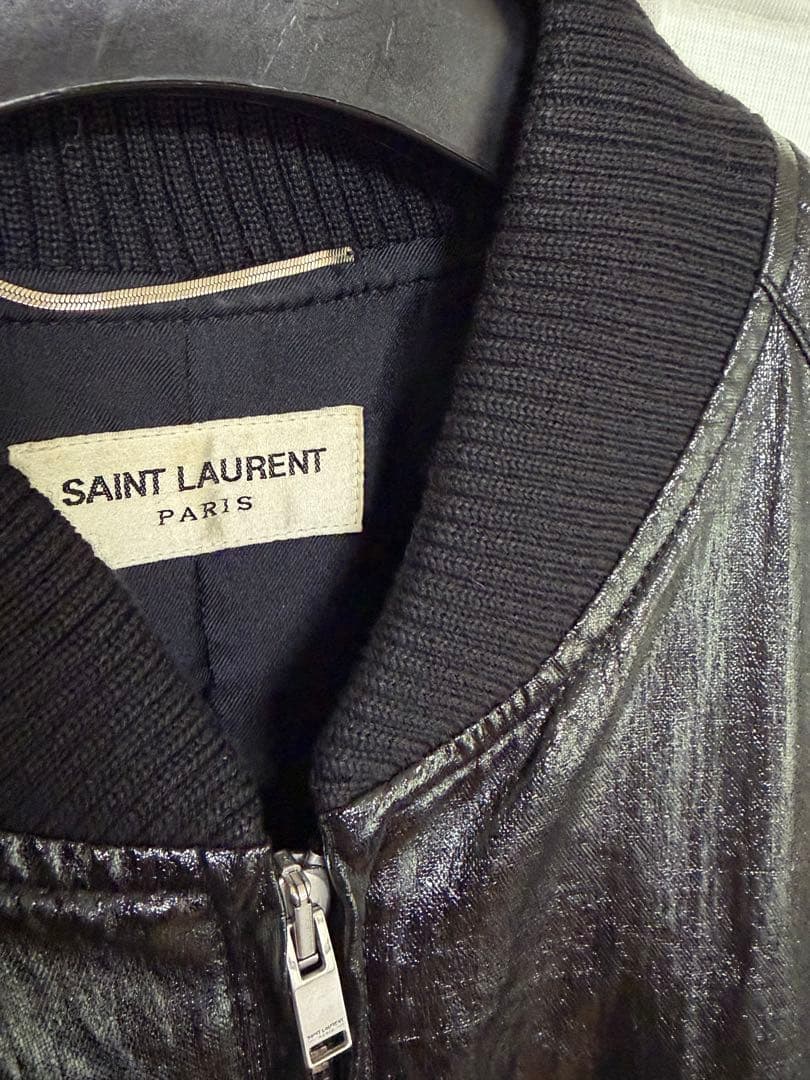 SAINT LAURENT コットンコーティングジャケット