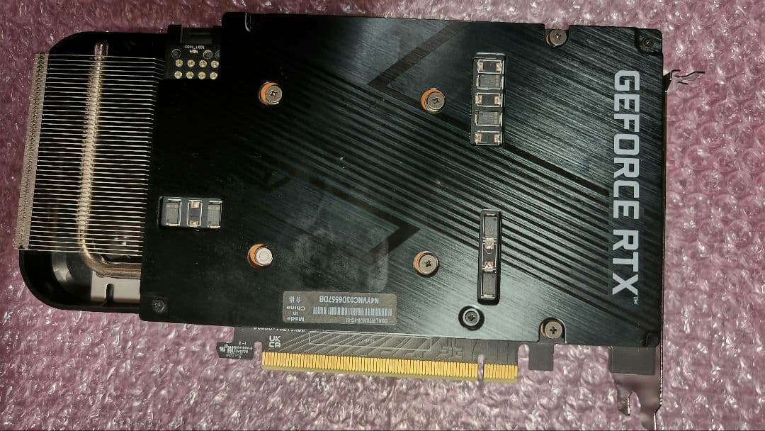 ASUS DUAL RTX 3070 8G 動作確認済み