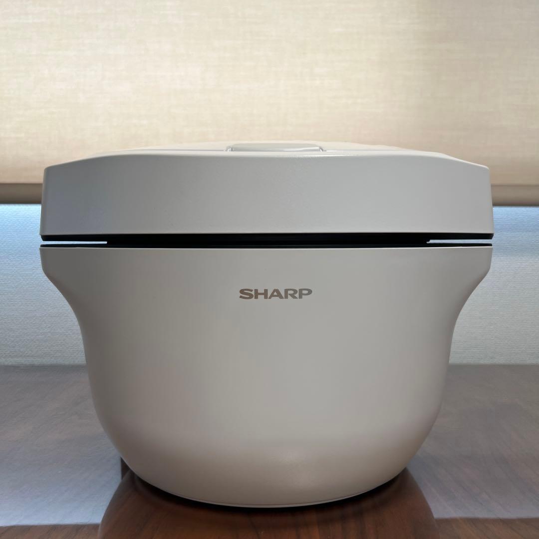 【美品】SHARP 水なし自動調理鍋 ホットクック 1.6L KN-HW16H