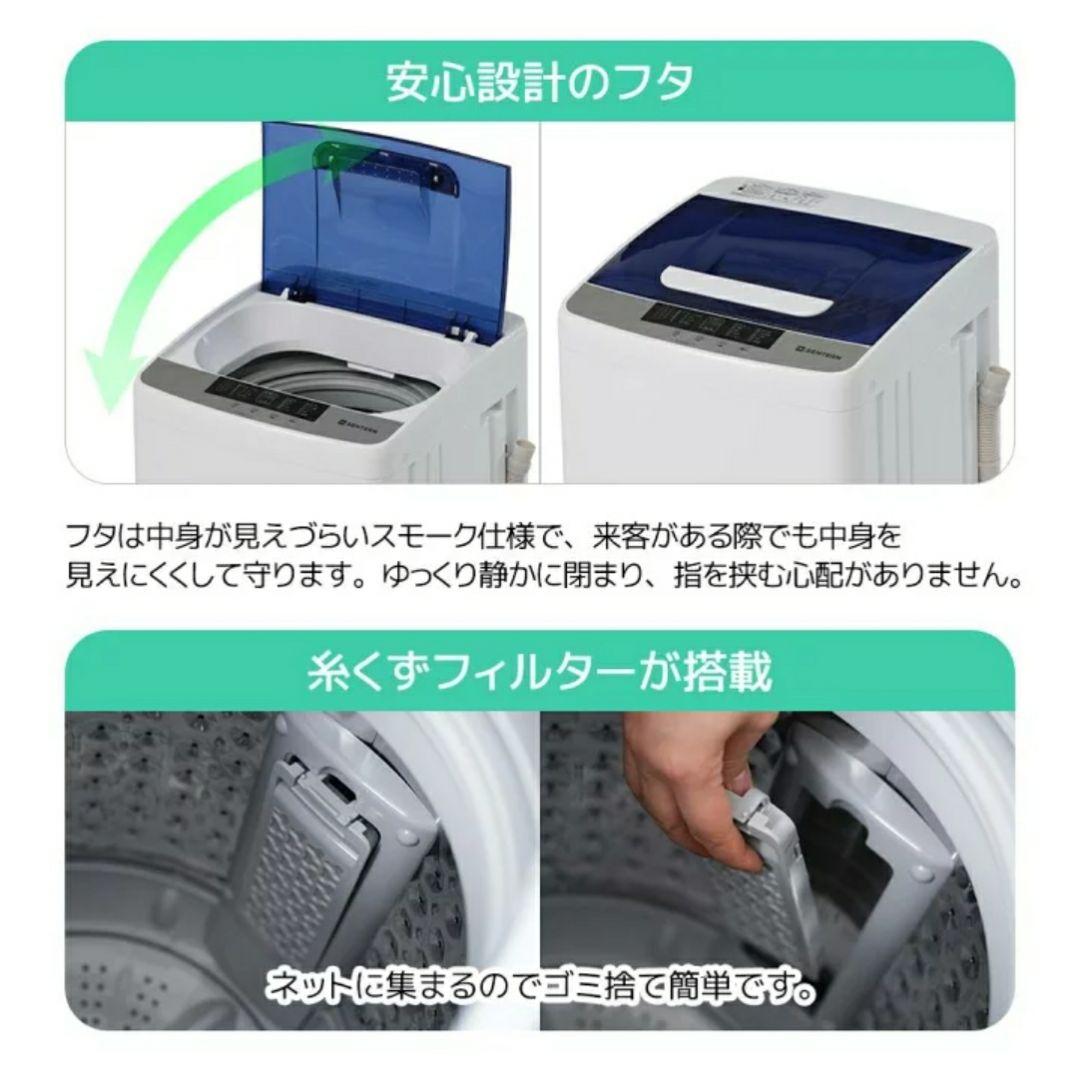 最安値 2024年製 縦型洗濯機 ５～６kg 美品 家電送料込