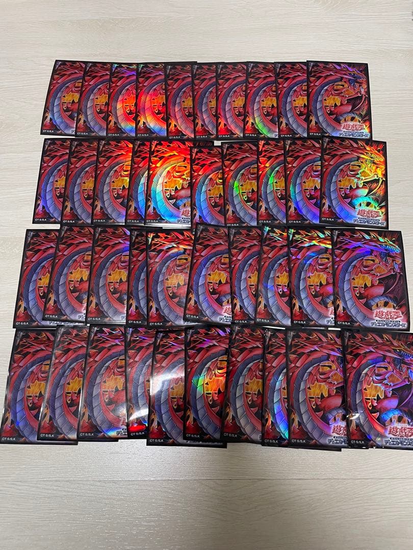 遊戯王カード 神炎皇ウリア　初期スリーブ　40枚