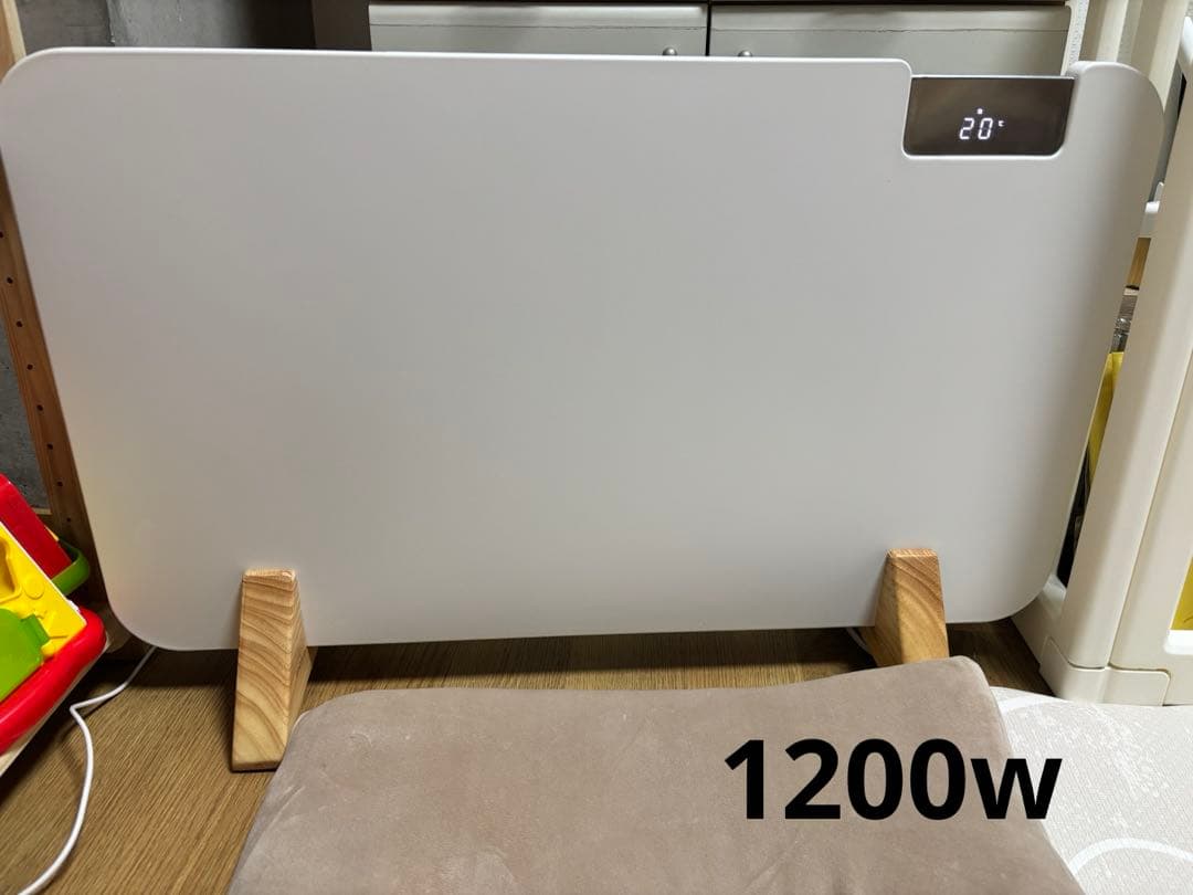 moku. パネルヒーター　ここぽか1200w コンベクターヒーター