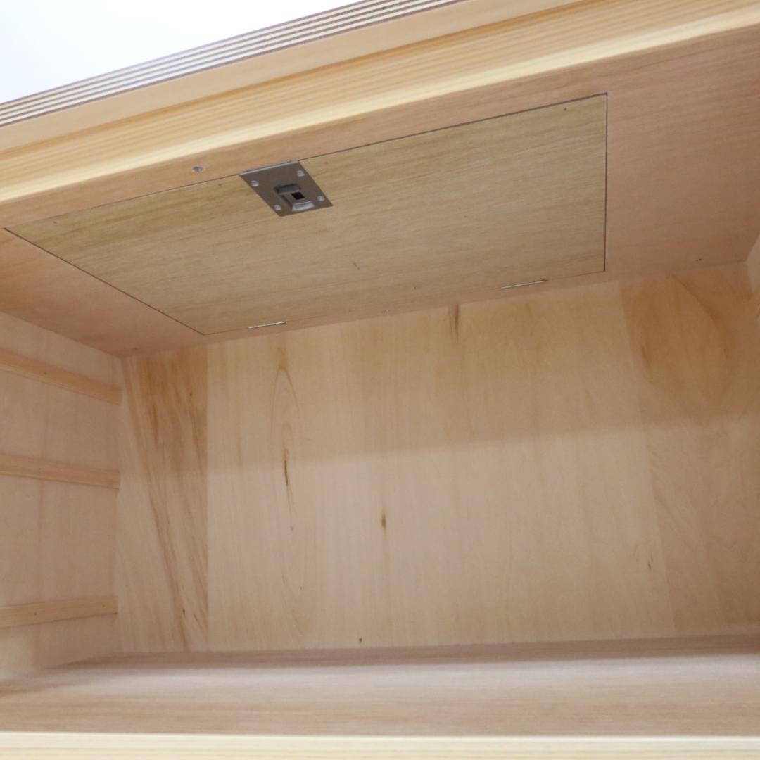 隠し収納付チェスト　ハンドメイド　02173