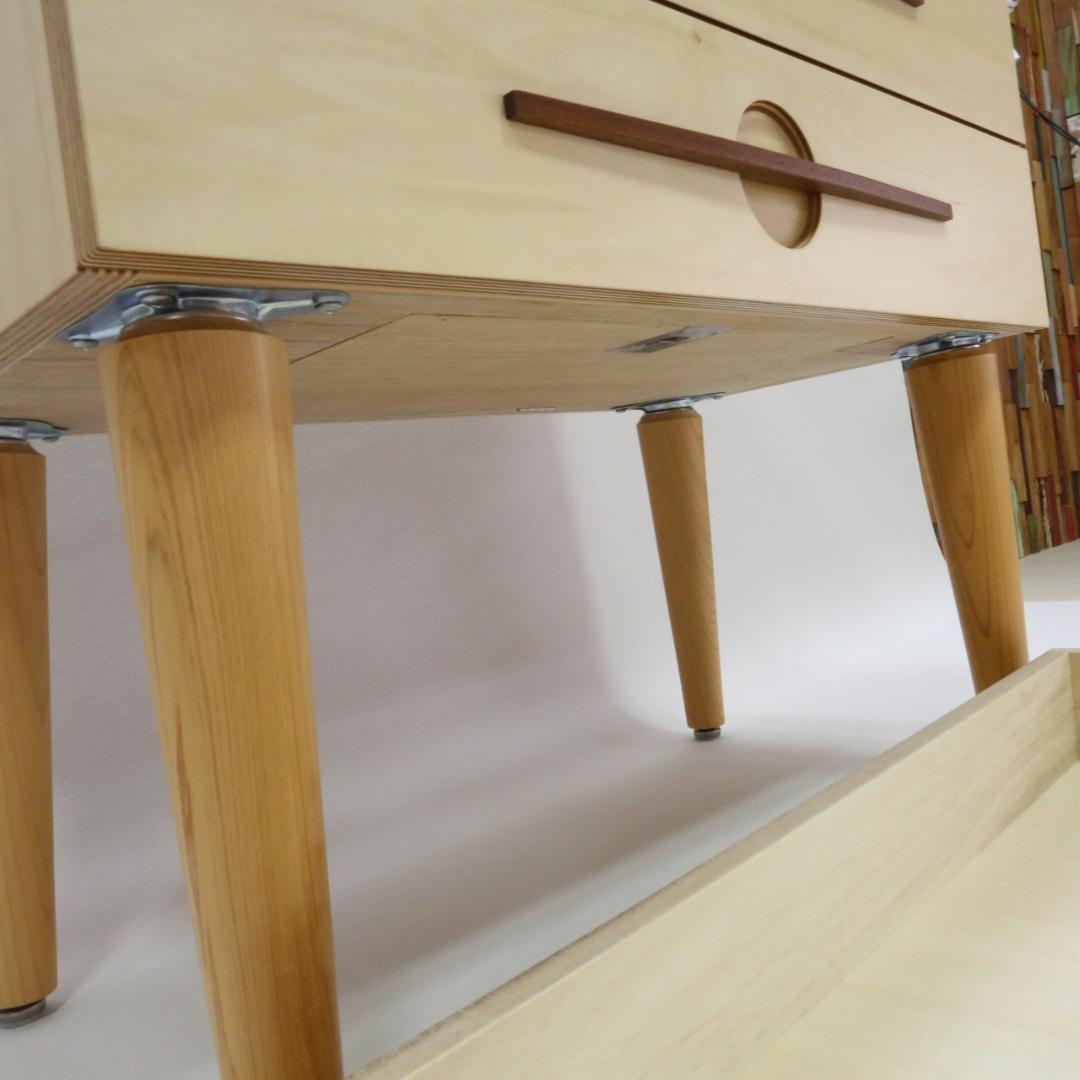 隠し収納付チェスト　ハンドメイド　02173