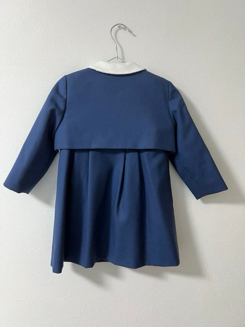 ファミリア　familiar お受験　アンサンブル　ワンピース　ネイビー