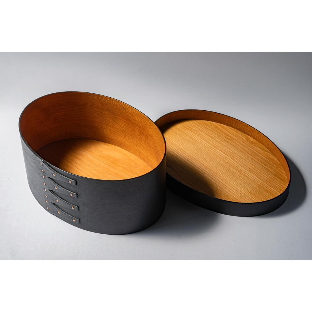 【専用】シェーカーオーバルボックス ブラックチェリー No.6ブラック