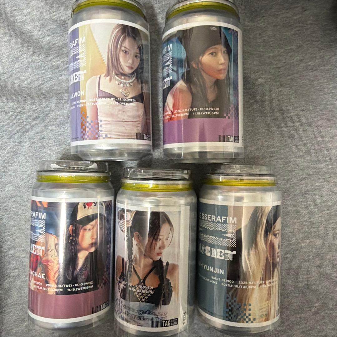 ルセラフィム　自販機　ラベル缶