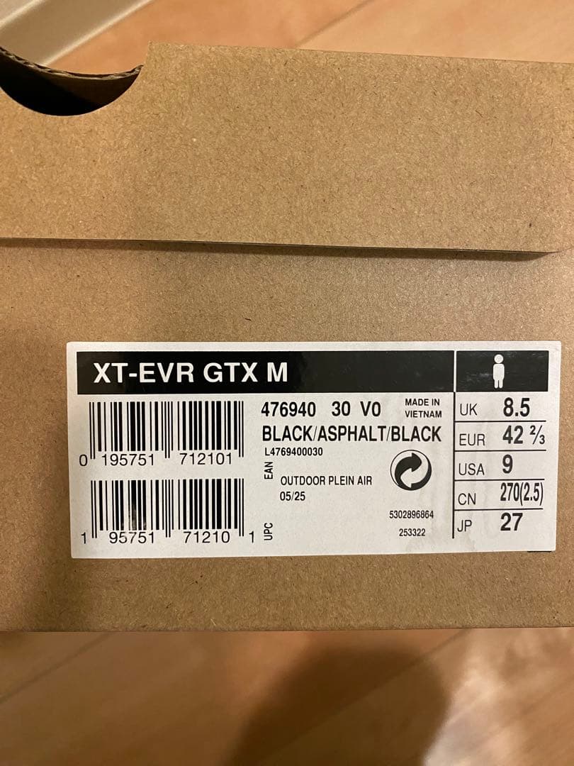 ぺぺサロモン イーブイアールスニーカー 防水 ゴアテックス GTX