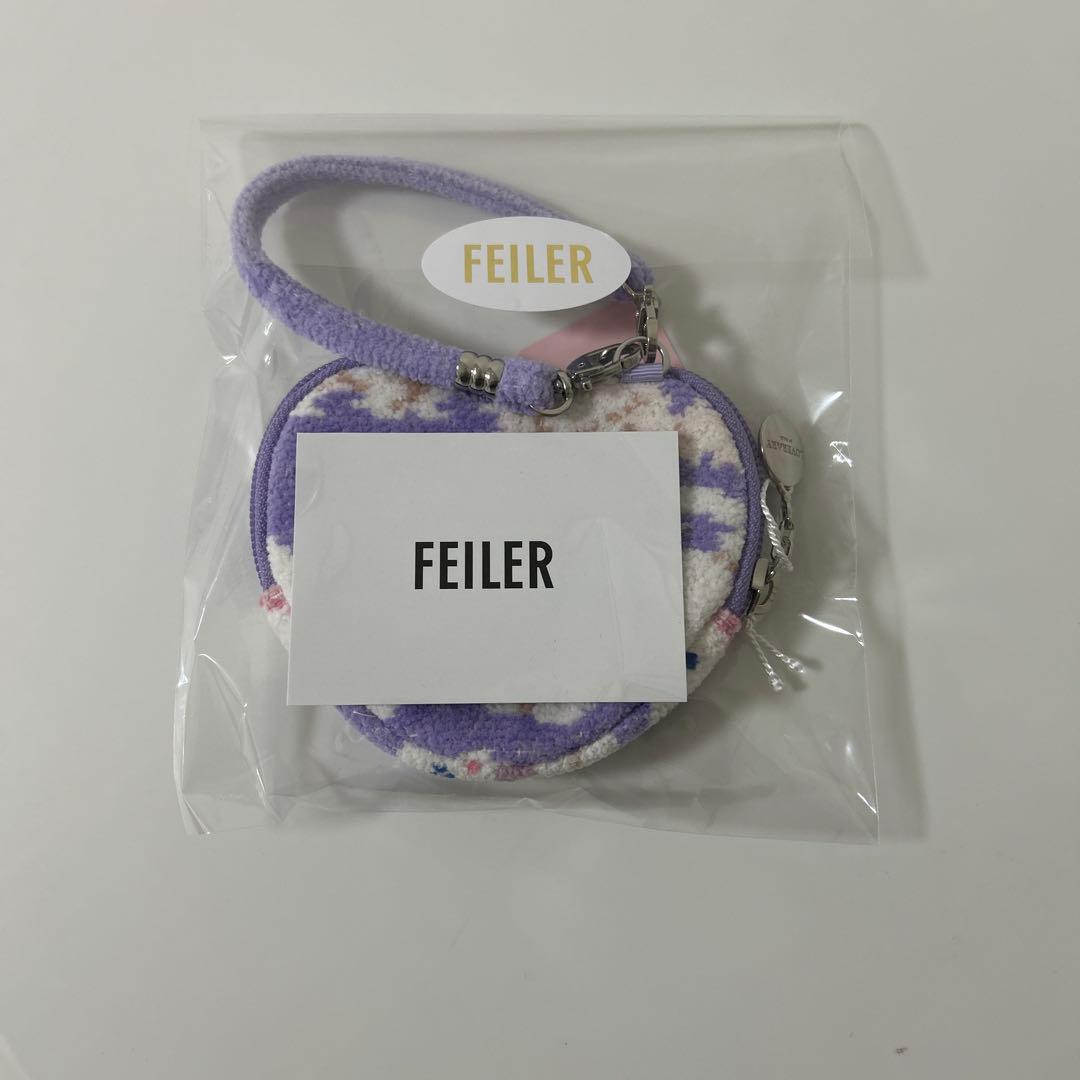 ラブラリーバイフェイラー　モフモフネコチャン　ハート型ポーチ　WEBカラー