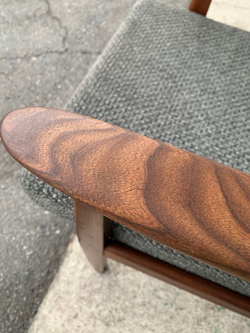 特価＊デンマーク製/チーク材/ビンテージイージーチェア①