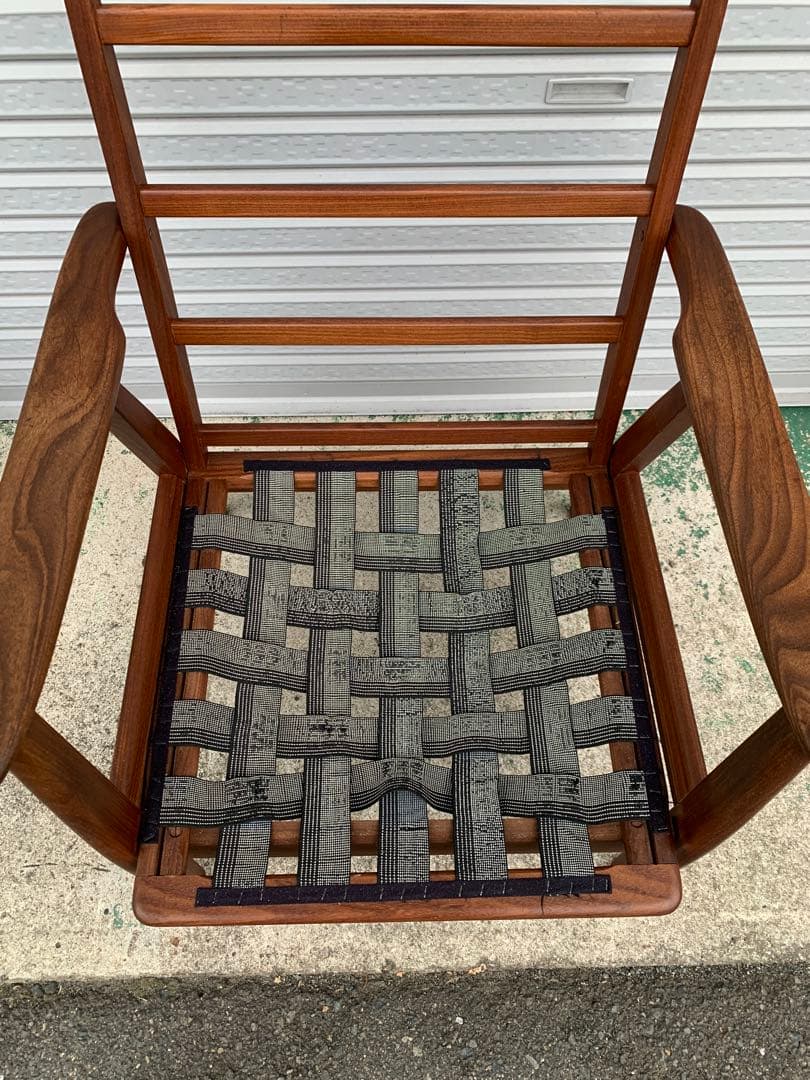 特価＊デンマーク製/チーク材/ビンテージイージーチェア①