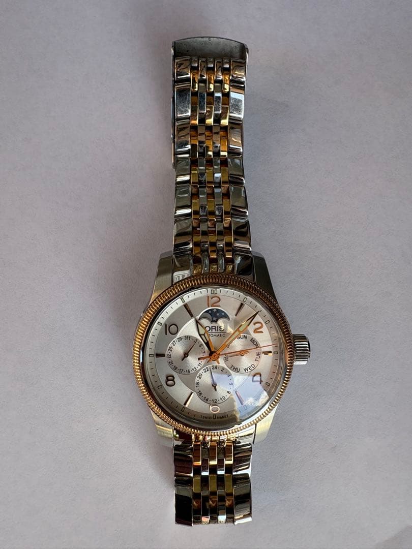 ORIS（オリス）自動巻き ムーンフェイズ（トリプルカレンダー系）