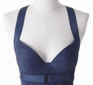 ホルミー バンテージブラジャー ネイビー杢 L　グラント・イーワンズ