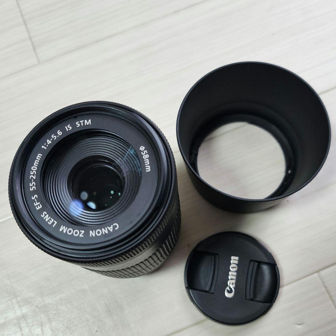 Canon EFS 55-250mm ズームレンズ 美品