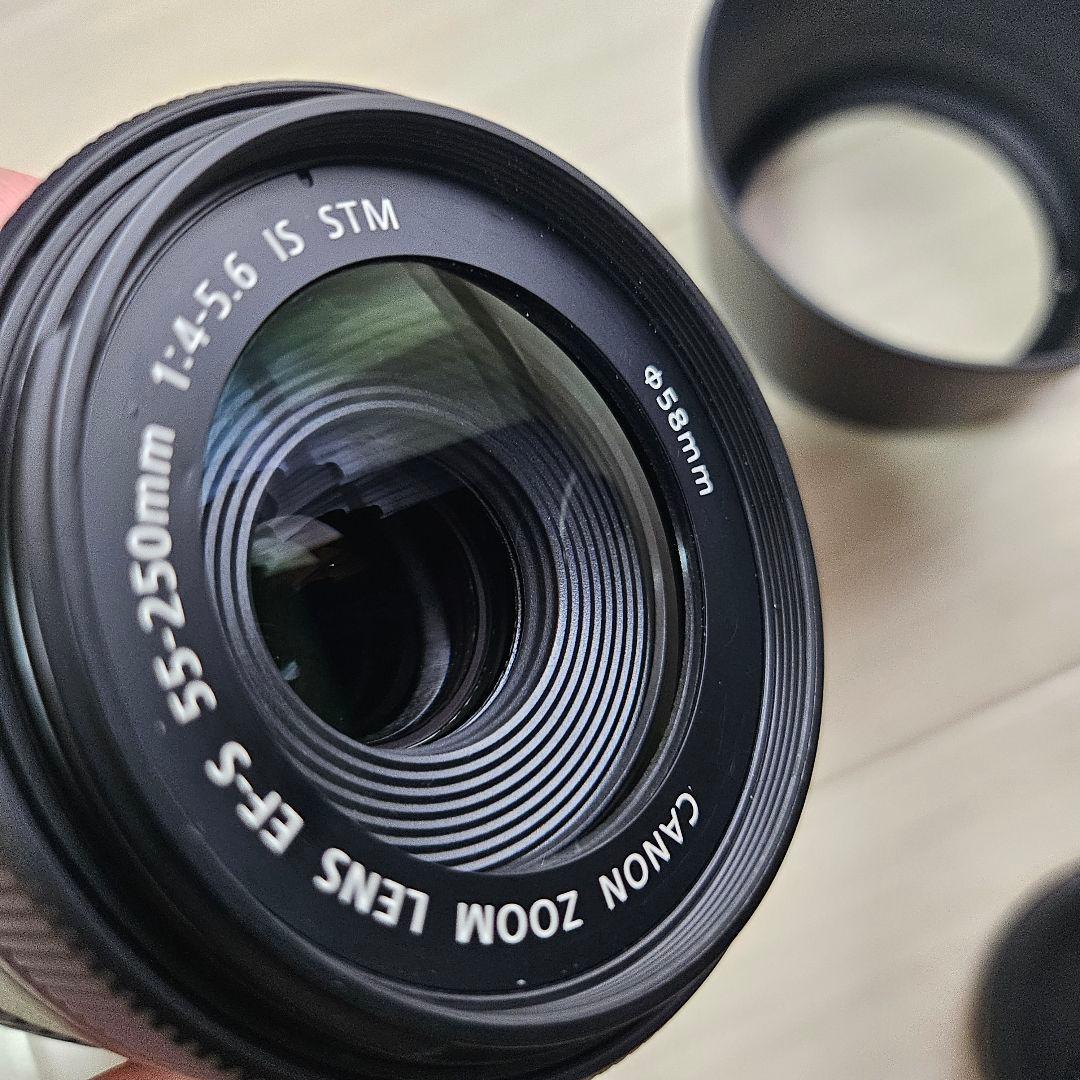 Canon EFS 55-250mm ズームレンズ 美品