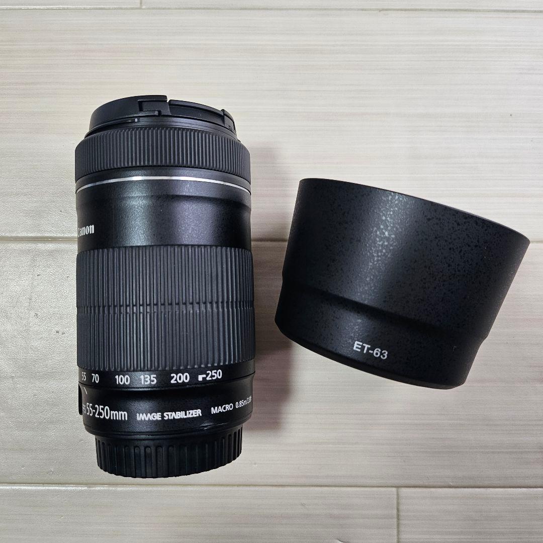 Canon EFS 55-250mm ズームレンズ 美品